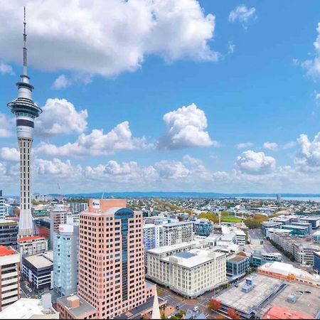 Top Floor Harbour View And Skytower View Apartment In Cbd 奥克兰 外观 照片