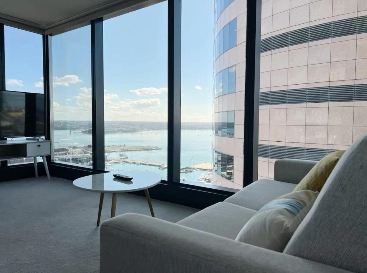 Top Floor Harbour View And Skytower View Apartment In Cbd 奥克兰 外观 照片