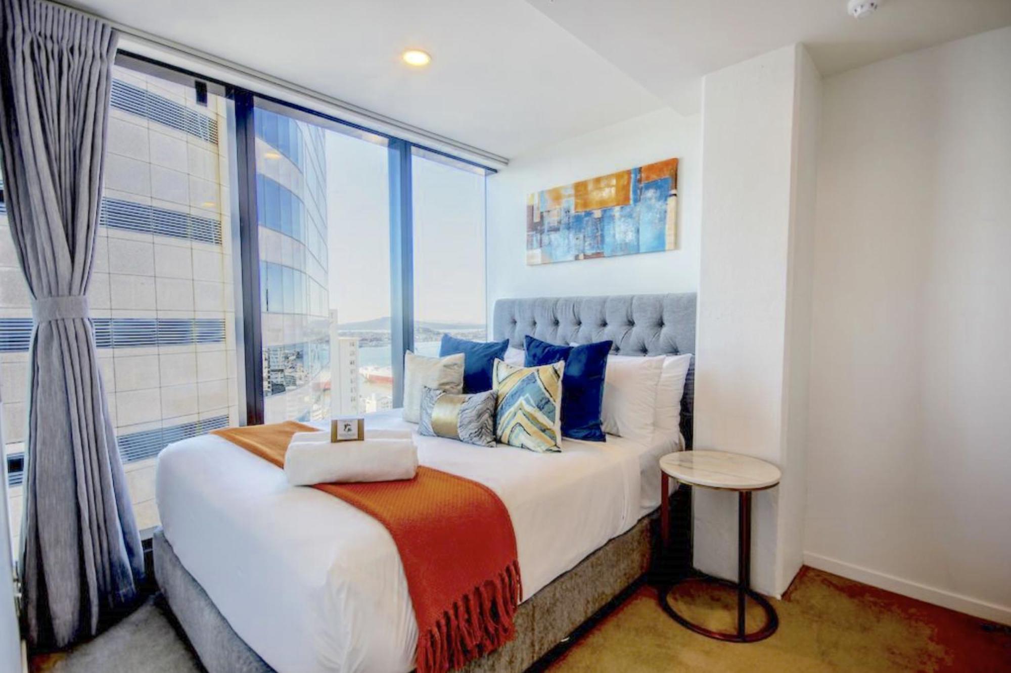 Top Floor Harbour View And Skytower View Apartment In Cbd 奥克兰 外观 照片